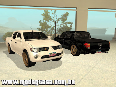 Mitsubishi L200 Triton + Aro 20 para GTA San Andreas